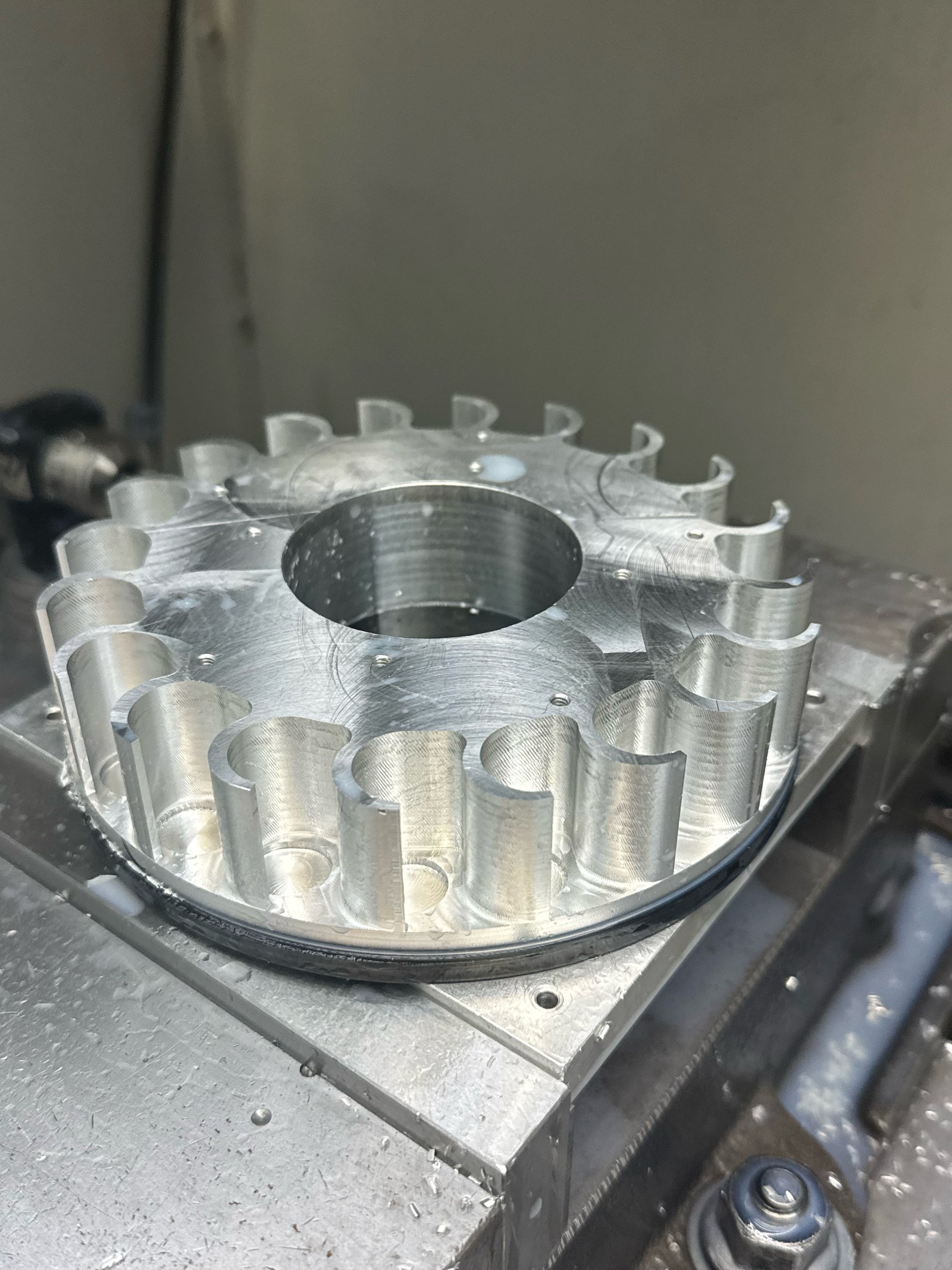 Machined pinned drum