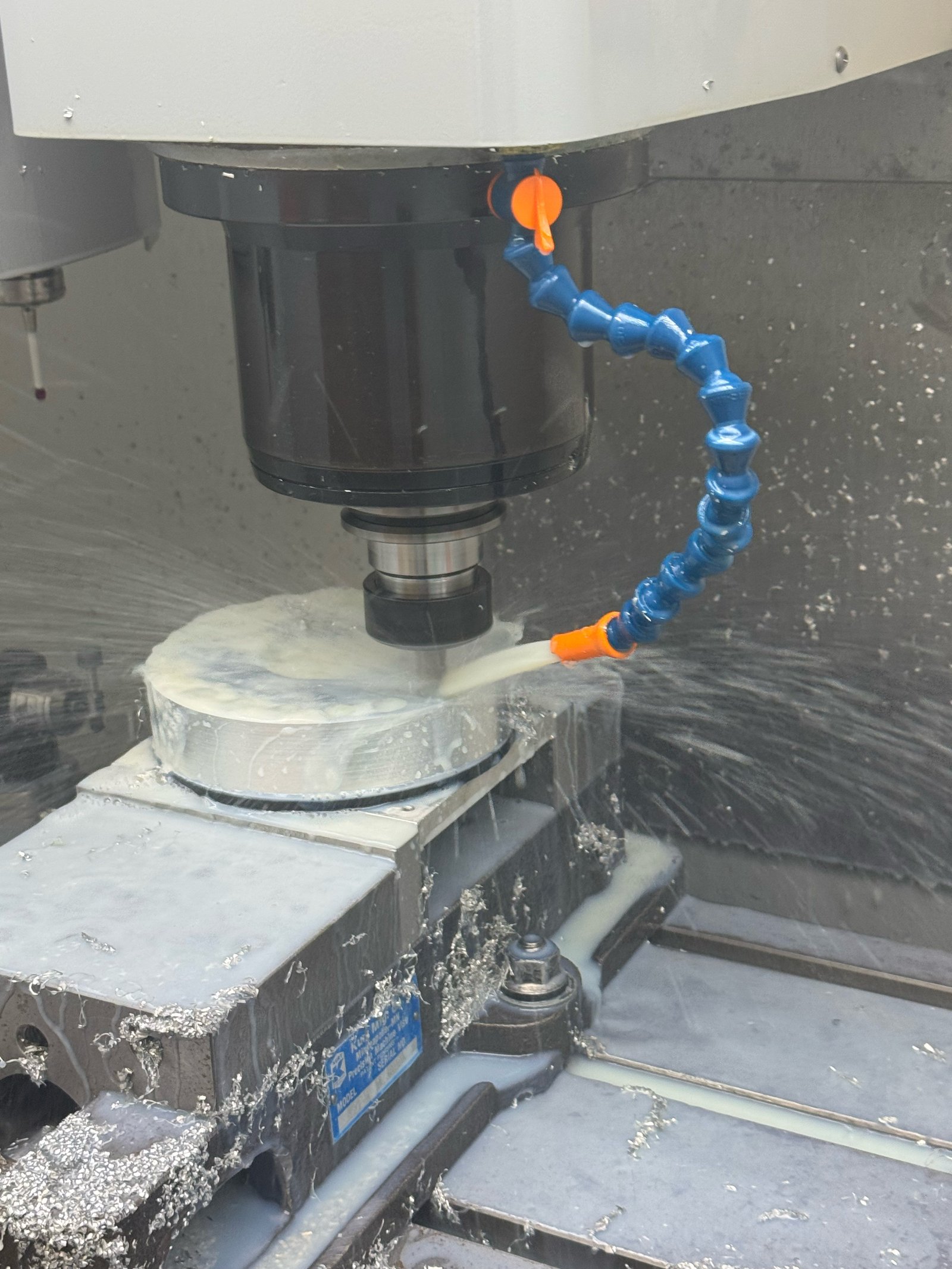 Drum machining on the mill