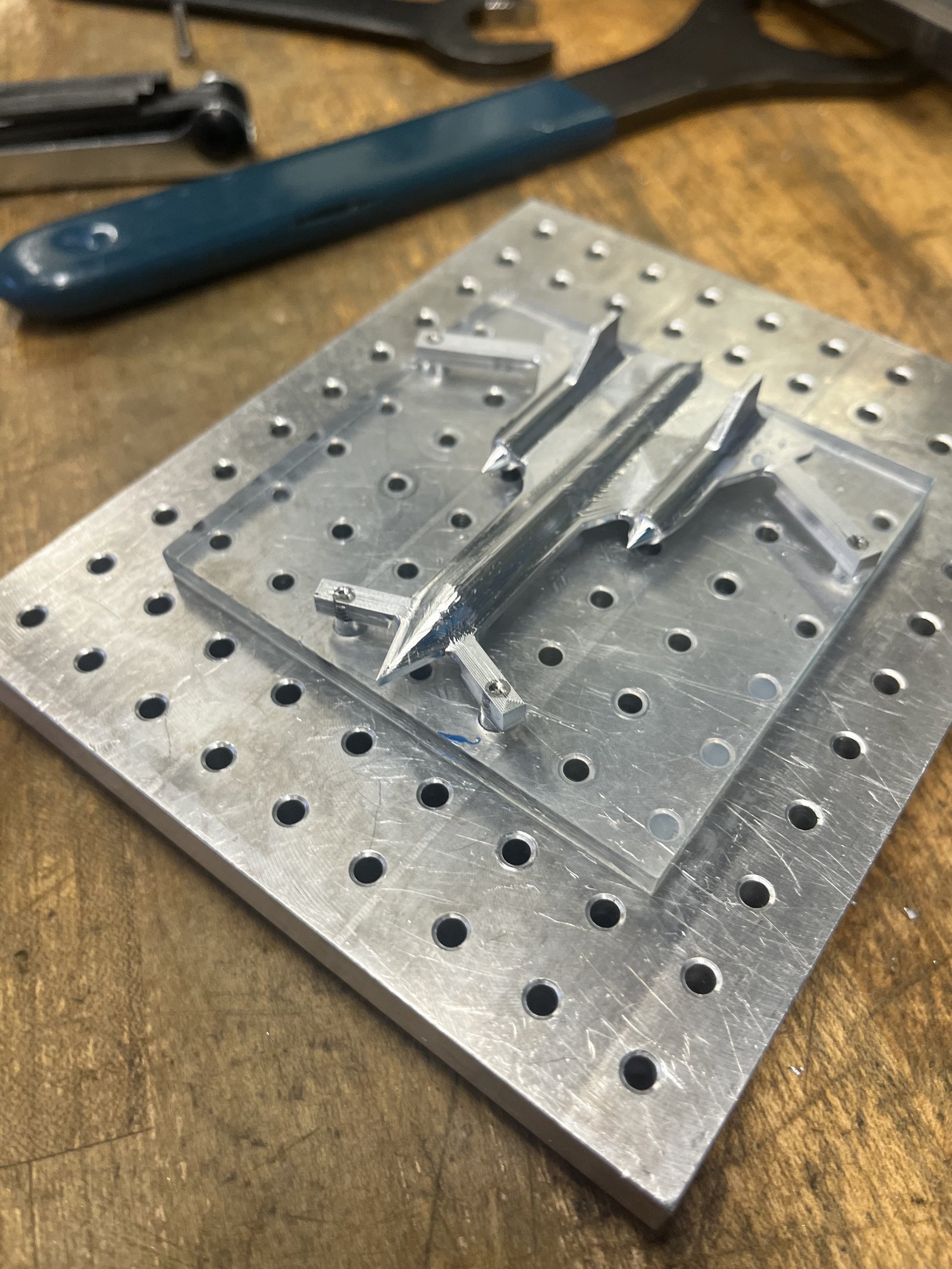 Milling the airframe from plate