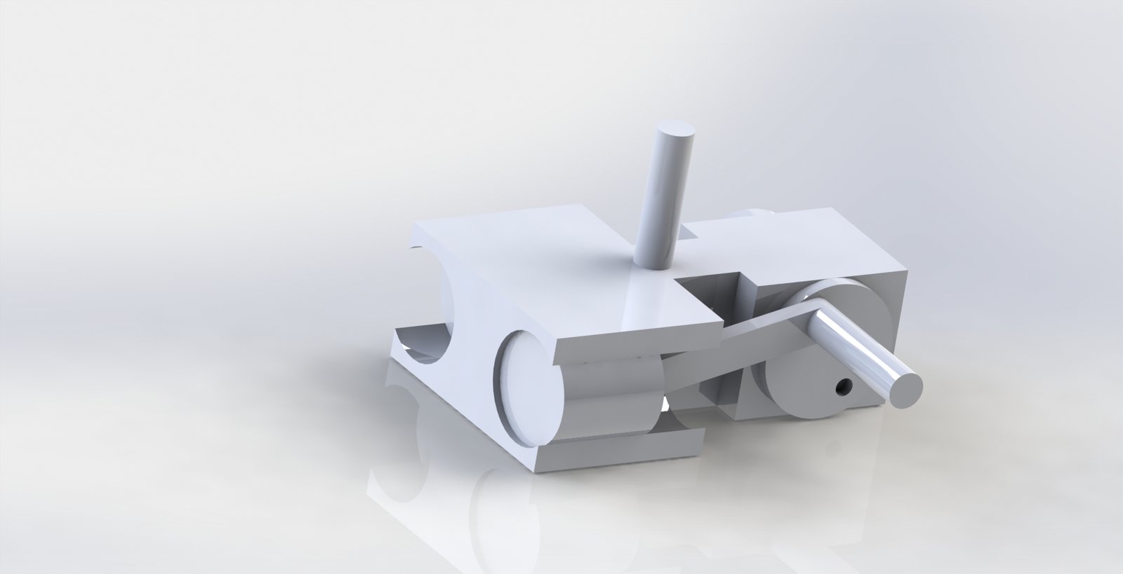 Power piston and displacer detail