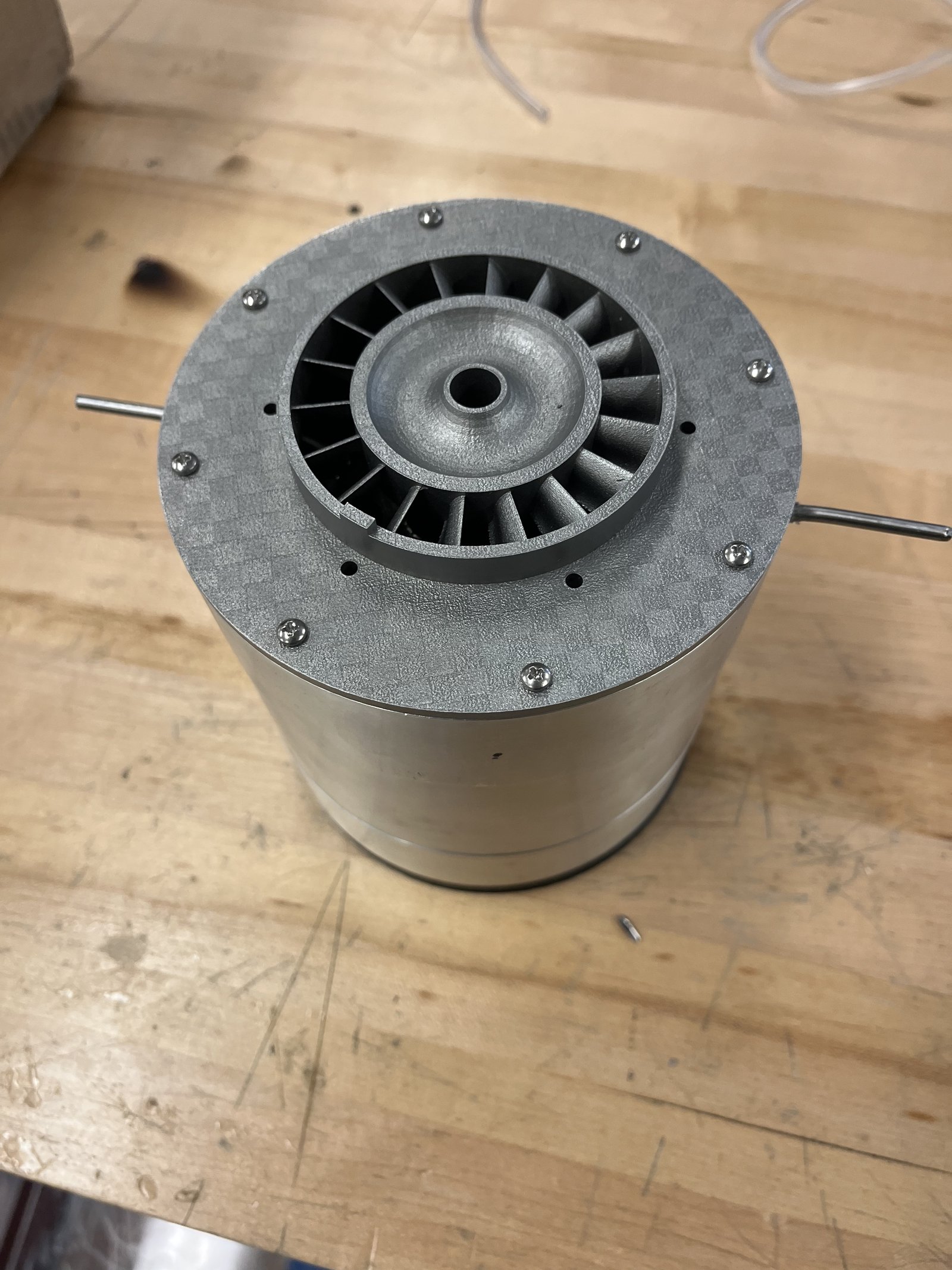 Turbomachinery assembly during buildup